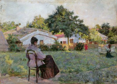 En la dacha, 1892 de Kiviak Konstantinov Kostandi